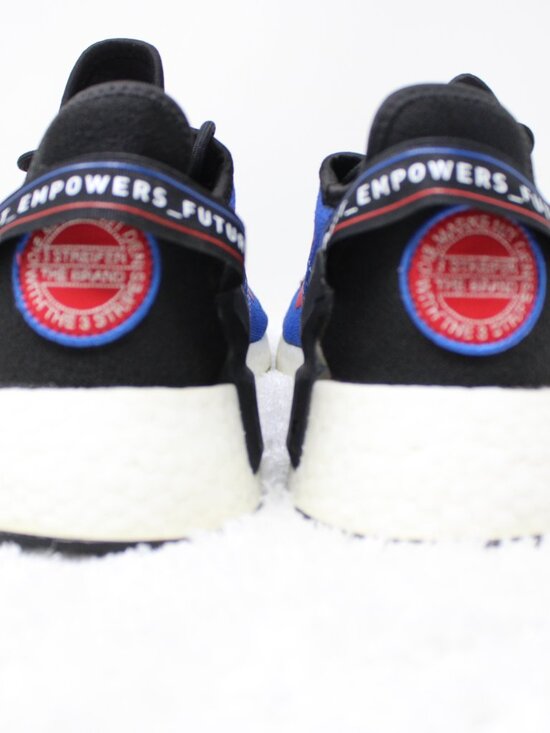 Adidas Shoes Mens 13 NMD_R1 V2 “Logo Patch” Team Power Black/Blue/Red/White main image 7